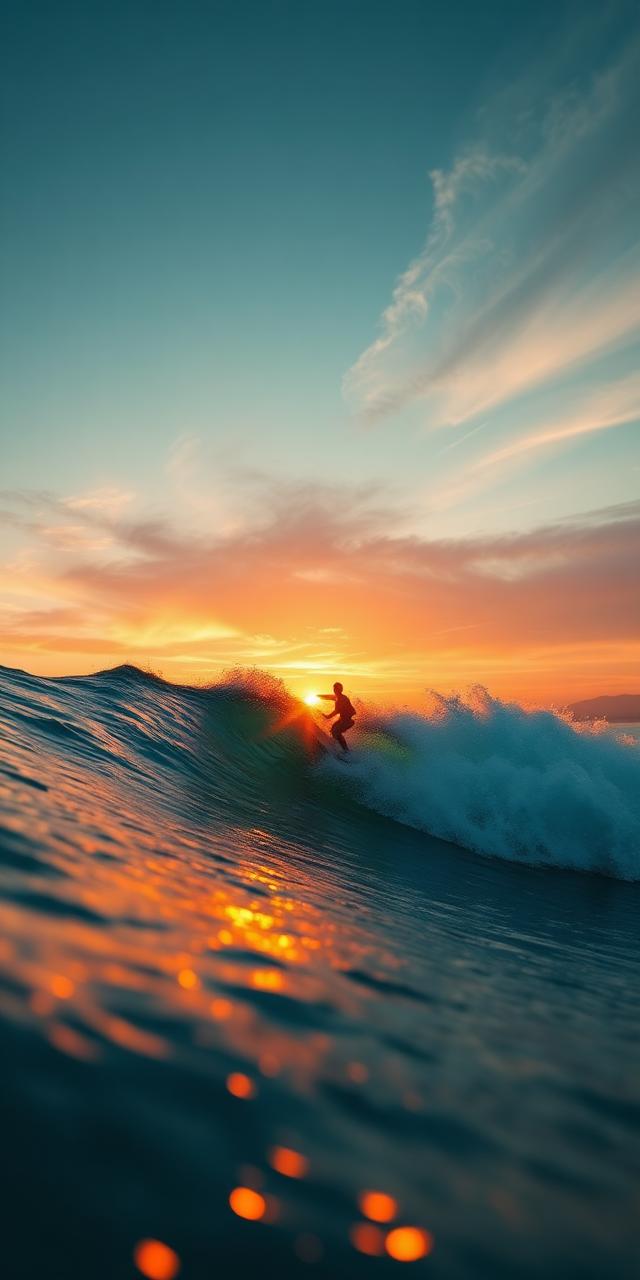 AI surfing photo
